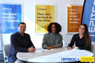 Signature entreprise partenaire école informatique Marseille Epitech
