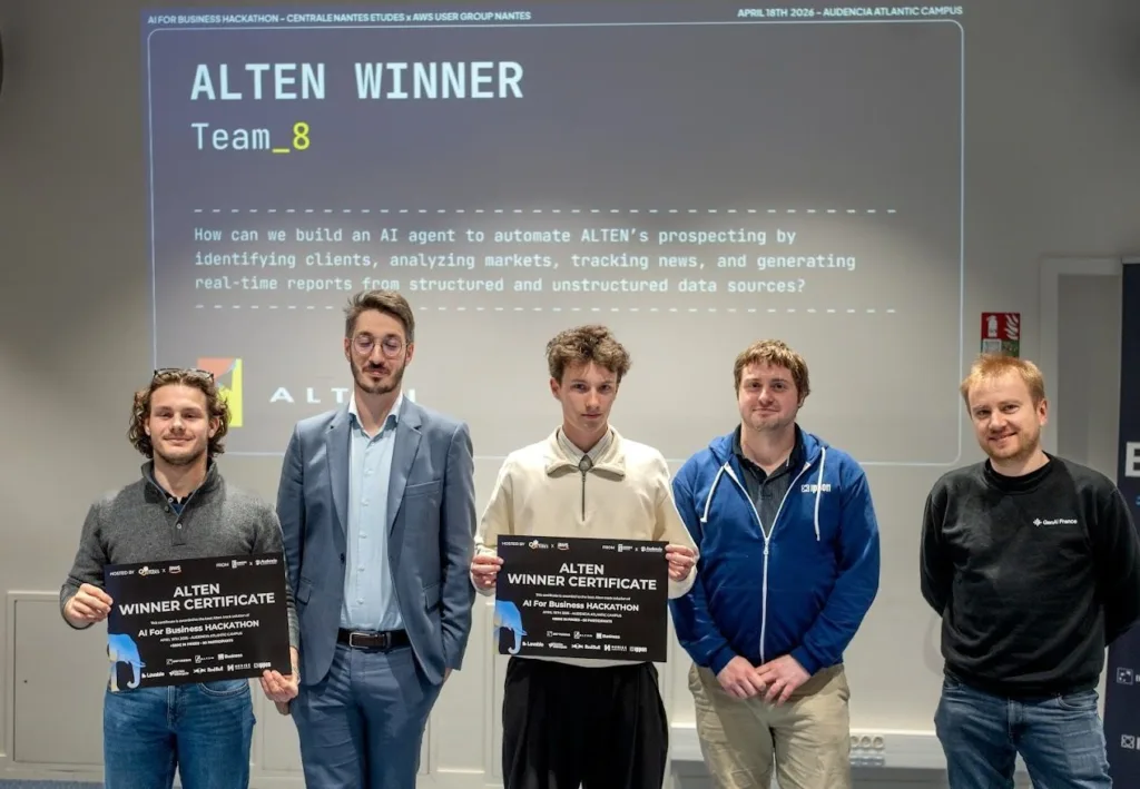 Noah Savoye, étudiant d'Epitech, a remporté le challenge Alten aux côtés de son équipe lors du hackathon AI For Business