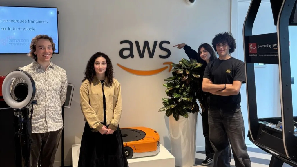 AWS Immersion Day à La Défense : quatre étudiants d’Epitech Strasbourg dans les bureaux d’Amazon