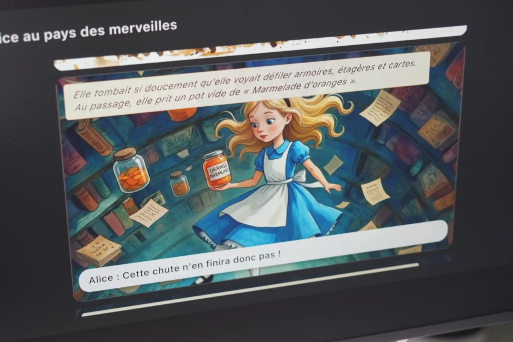 Démonstration du projet VisioBook Démonstration de VisioBook, projet du Master of Science informatique transformant un texte en bande dessinée animée grâce à l'intelligence artificielle