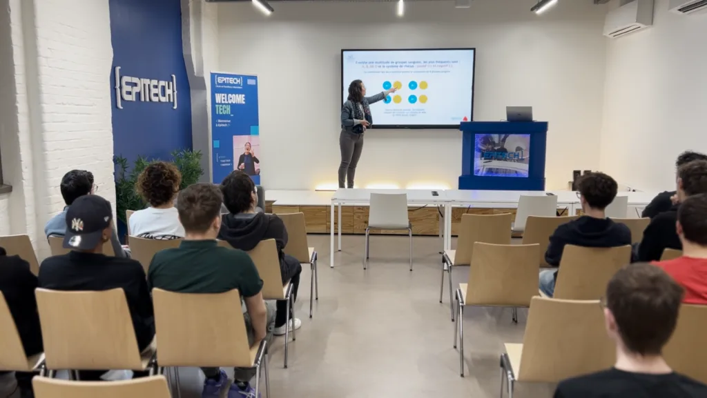 Hackathon solidaire : intervention de l'EFS auprès de nos étudiants