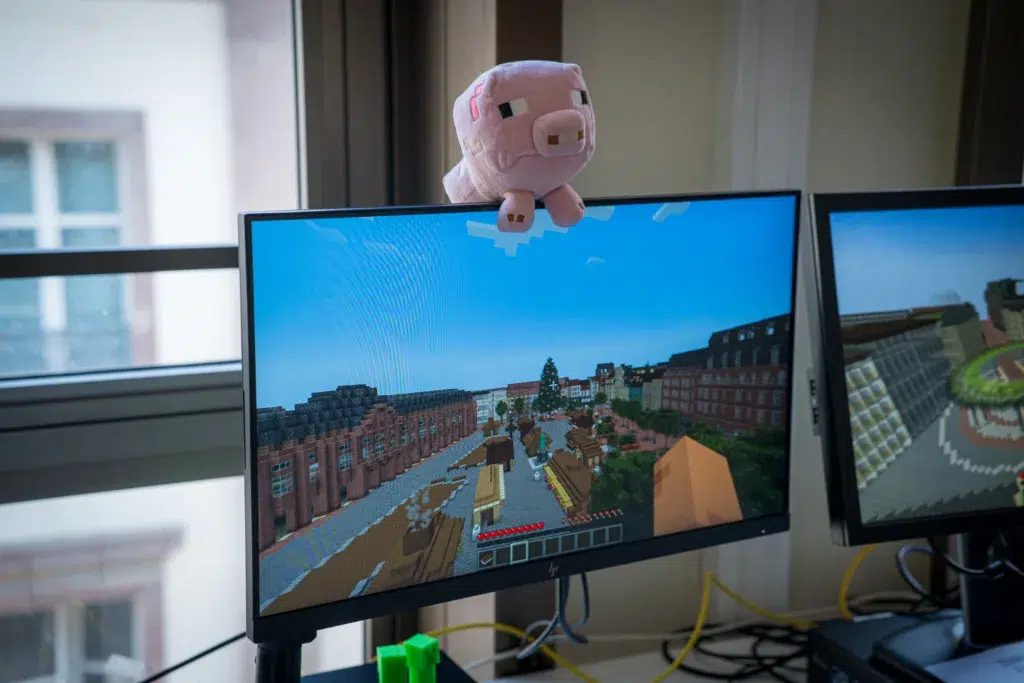 Strasbourg dans Minecraft à la 404CONFOUND 2026