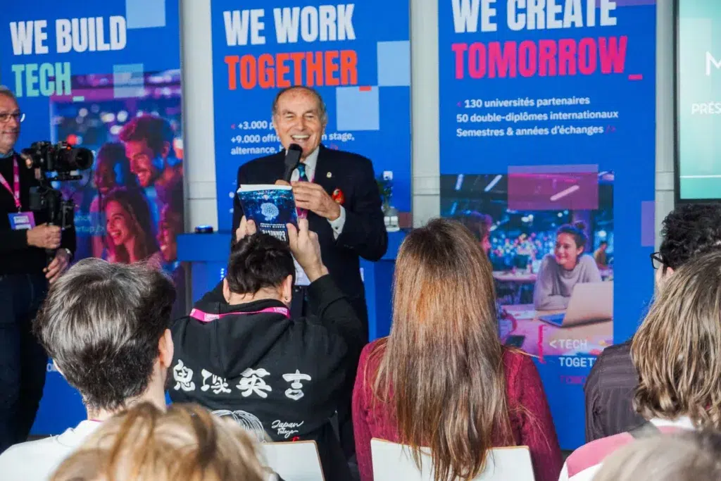 l'ancien coo d'apple à epitech nice pour rencontrer les étudiants du campus au coeur du quartier d'affaires de l'arenas