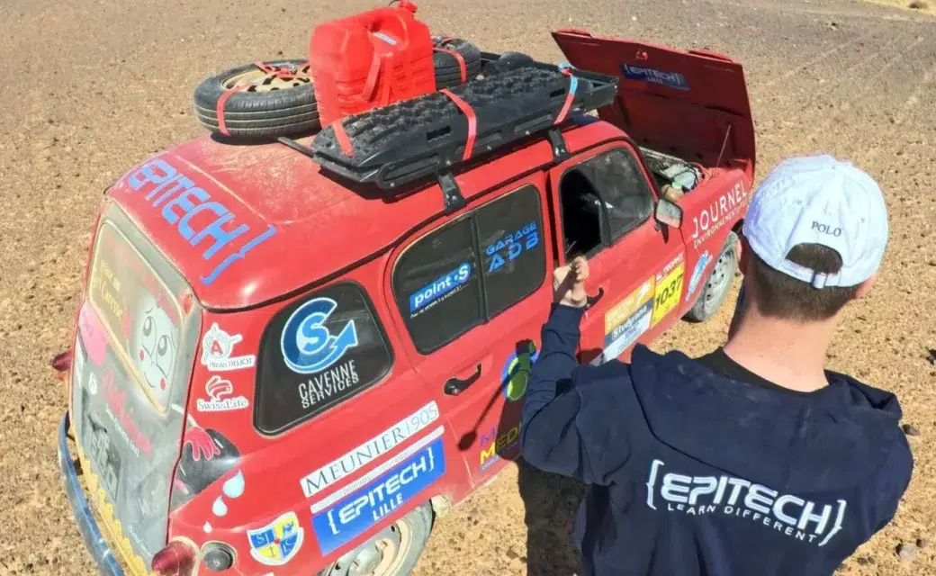 Interview&nbsp;: le défi 4L Trophy de Julien, une expérience au cœur de la pédagogie Epitech
