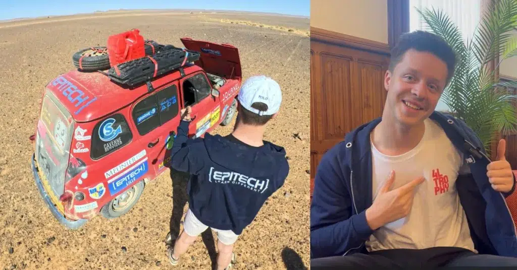 Julien participe au 4L Trophy