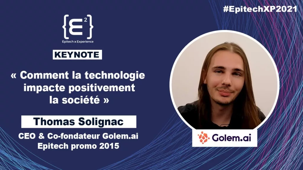 « L’IA permet de répondre à nos exigences modernes » : Thomas Solignac, CEO et co-fondateur de Golem.ai