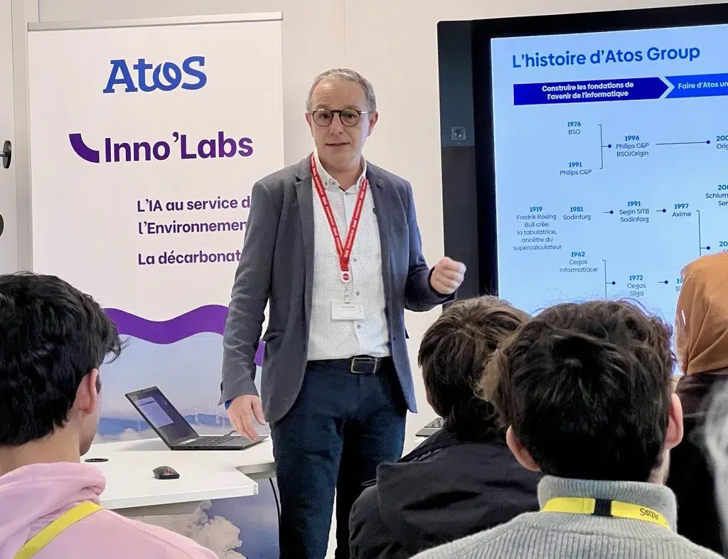 Epitech en visite entreprise chez ATOS, acter mondial de la Tech