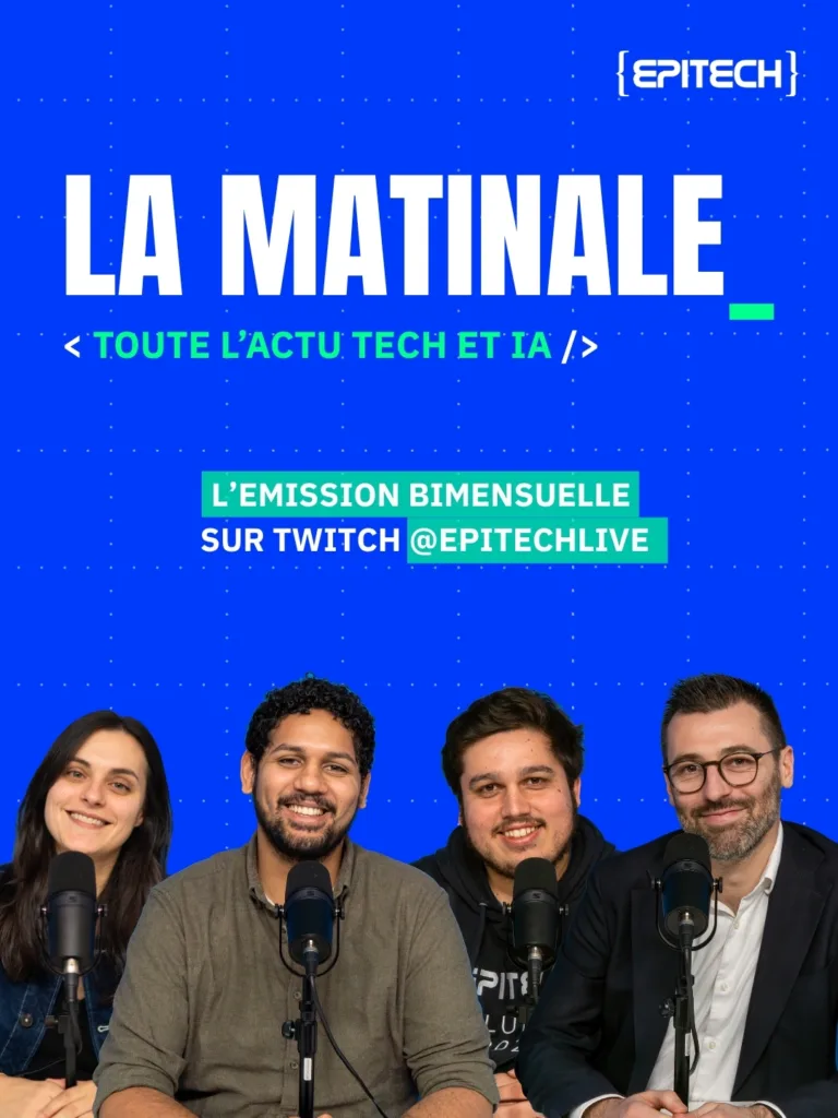 Affiche de La Matinale, les actus Tech et IA de la semaine du 03 avril 2026. 