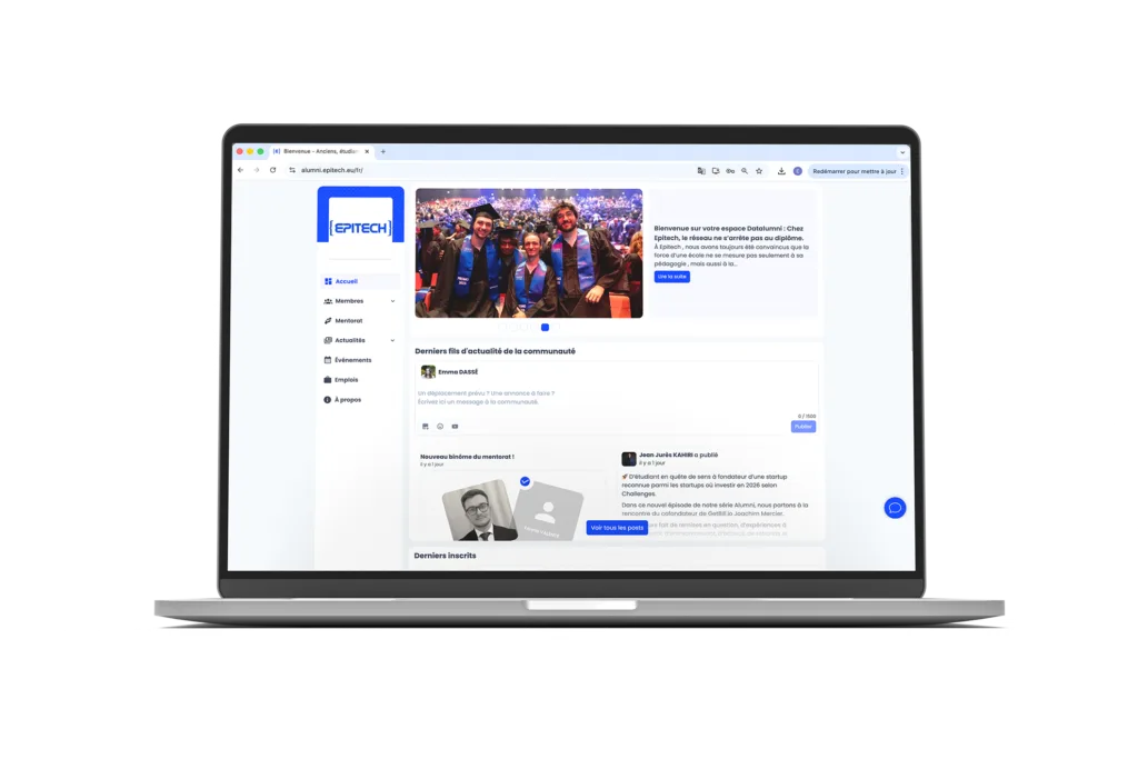 Plateforme réseau alumni Epitech