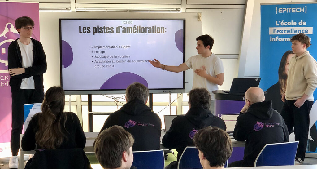 Hackathons BPCE & Epitech : 48h de challenge tech intense !