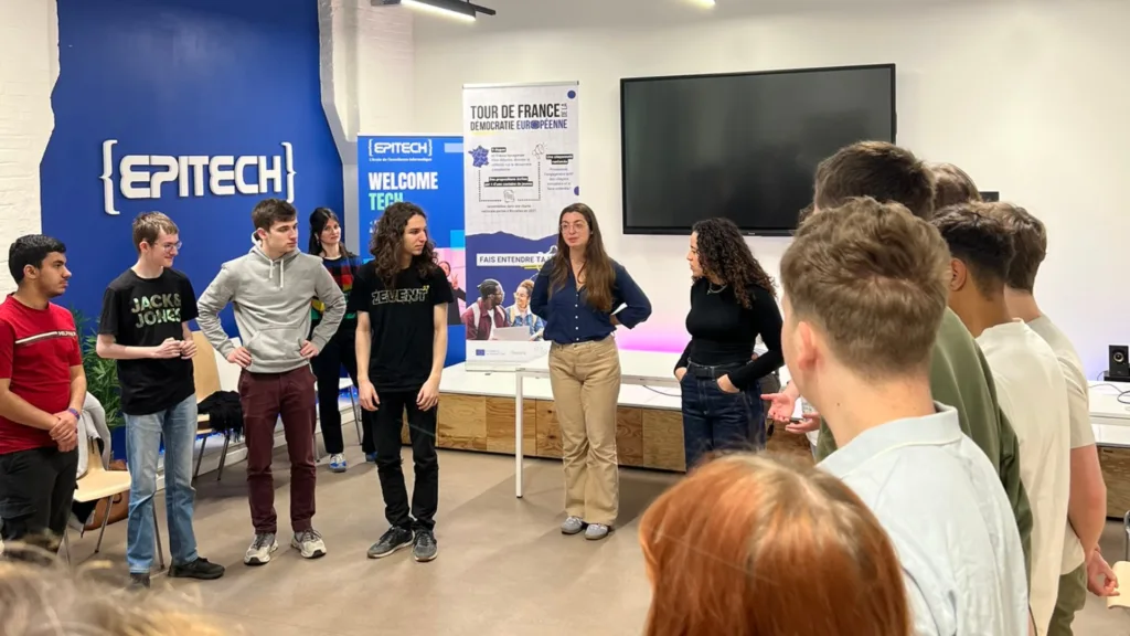 Tour de France de la Démocratie Européenne à Epitech Mulhouse : donner la parole aux jeunes