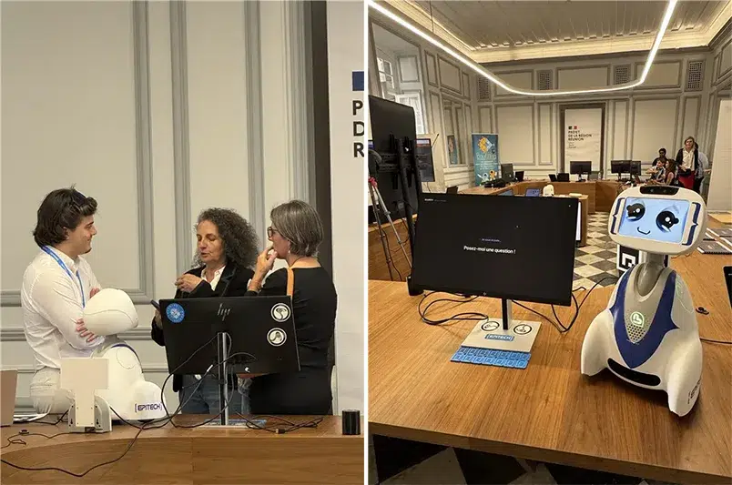 En juillet dernier, à l'occasion d'une réception célébrant la fête nationale, deux étudiants d'Epitech La Réunion ont présenté leurs projets d'Intelligence Artificielle dans les jardins de la Préfecture de La Réunion à Saint-Denis
