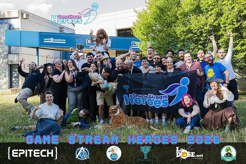 Game Stream Heroes 2026 : un marathon caritatif record depuis le campus d'Epitech Moulins