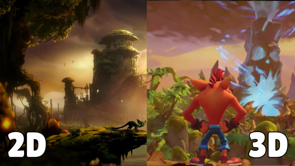 Développement jeu vidéo 2D vs 3D