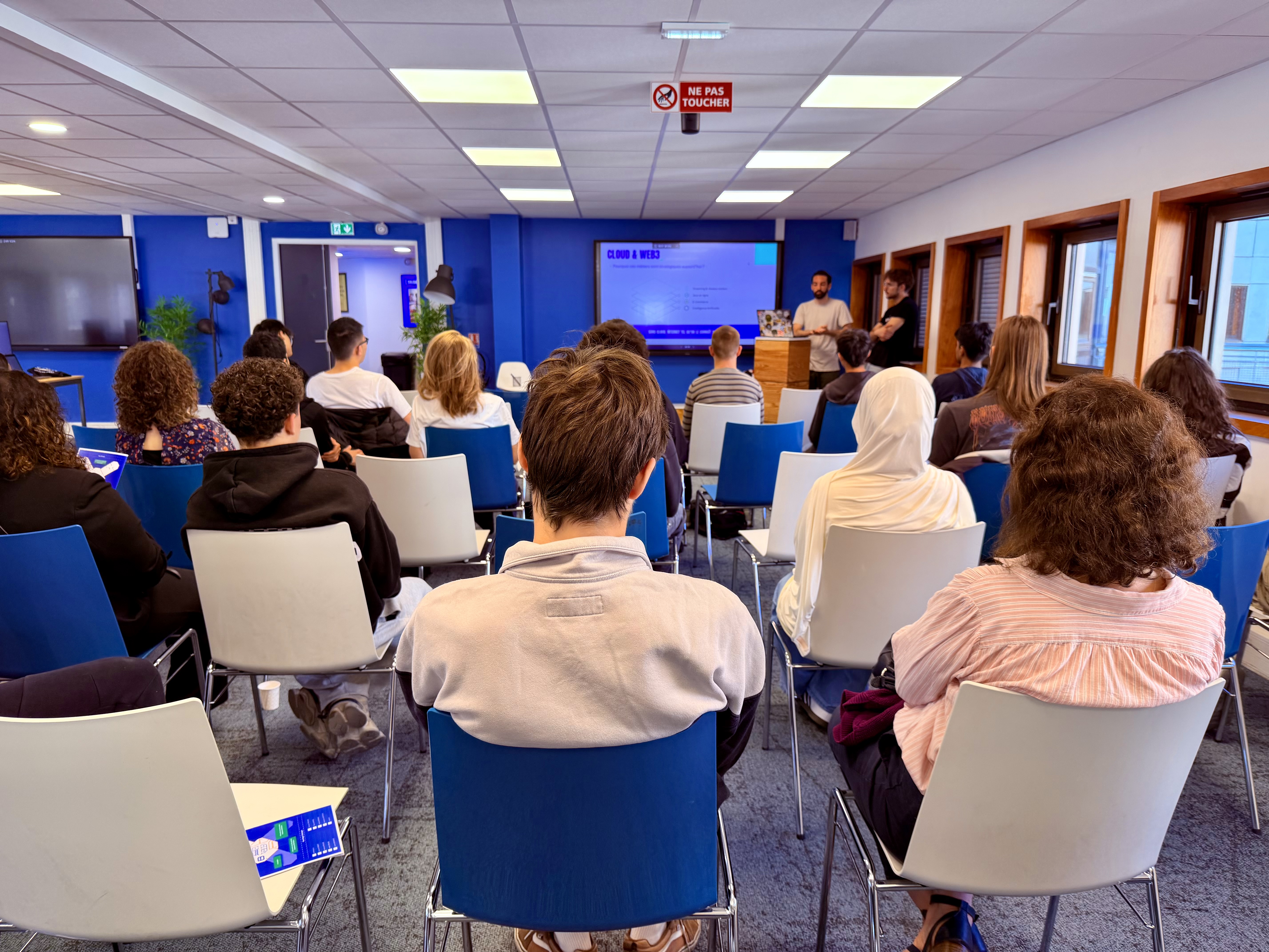 Etudiants epitech conférences Printemps de l'orientation