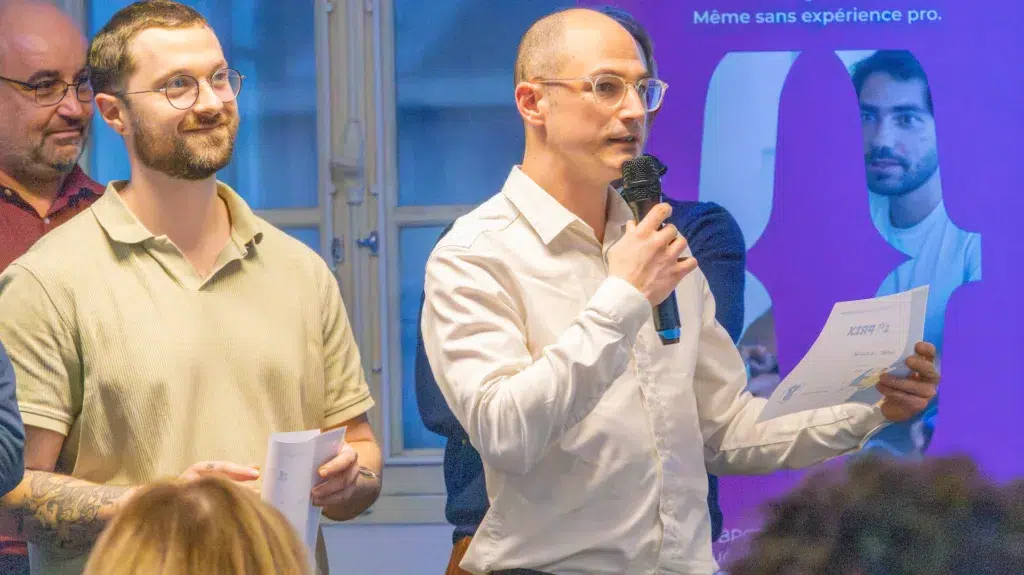 Epitech Nantes étudiants échangent avec BPCE SI