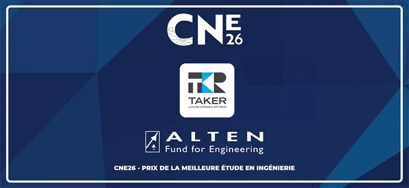 Taker, la Junior-Entreprise d'Epitech, décroche le Prix ALTEN de la Meilleure Étude en Ingénierie