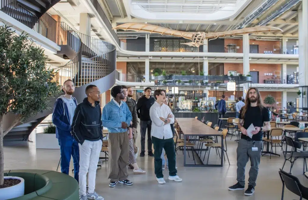Les étudiants Epitech Lille en visite chez Exotec